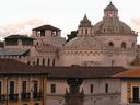Rooftops and church domes.